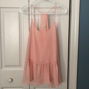Boutique Pink Spaghetti Tank